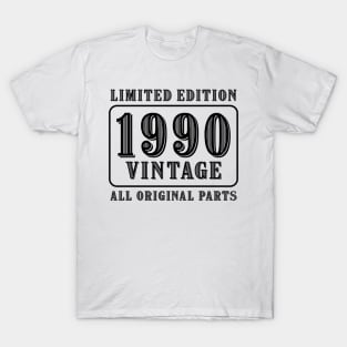 All original parts vintage 1990 limited edition birthday T-Shirt